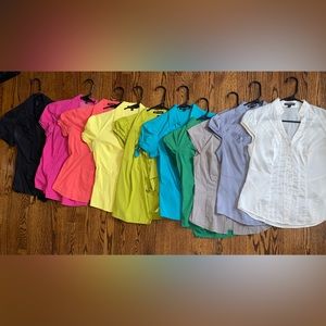10 EXPRESS WOMAN BUTTIN UP SHIRTS SIZE XS PREOWNED